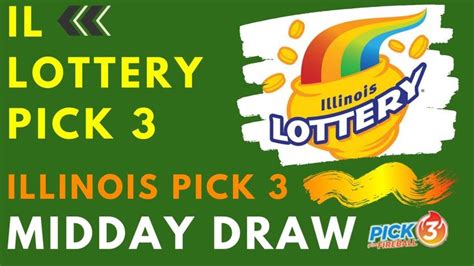 <b>Illinois</b> <b>Pick</b> <b>3</b> <b>Midday</b> & Evening Lottery Results. . Illinois pick 3 midday